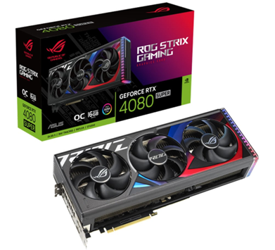 VGA (การ์ดแสดงผล) ASUS ROG STRIX GEFORCE RTX 4080 SUPER 16GB GDDR6X OC  EDITION