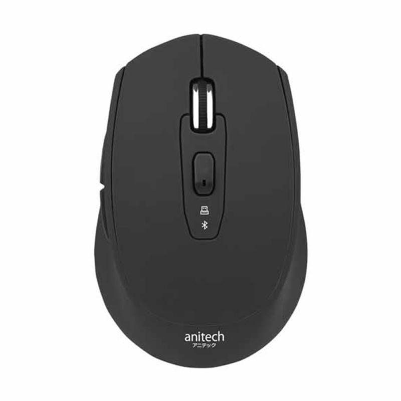 MOUSE (เมาส์) ANITECH BLUETOOTH AND WIRELESS MOUSE W226 (BLACK)
