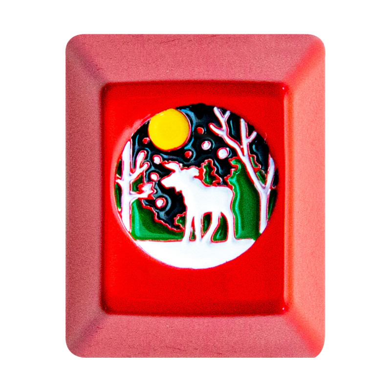 KEYCAP (คีย์แคป) LOGA METALLIC KEYCAP : MERRY CHRISTMAS 2023 - REINDEER