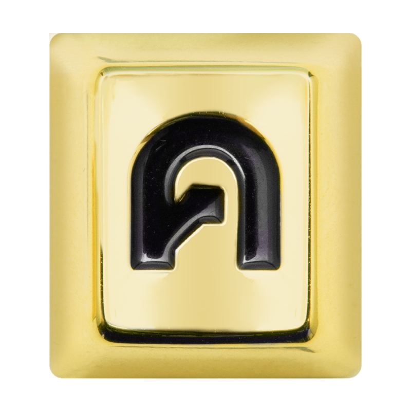 KEYCAP (คีย์แคป) LOGA METALLIC KEYCAP : รุ่นตัวอักษร “ค“ (THE ALPHABET ค ) - BLACK