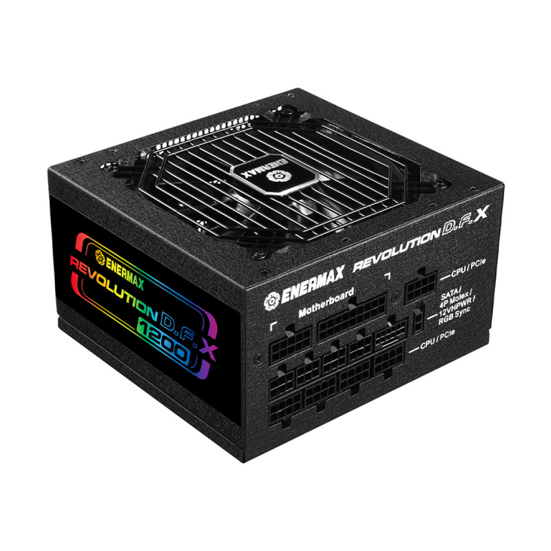 PSU (อุปกรณ์จ่ายไฟ) ENERMAX REVOLUTION D.F.X - 1200W (80+GOLD) FULLY MODULAR
