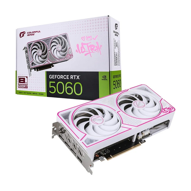 VGA(การ์ดจอ) COLORFUL IGAME GEFORCE RTX 5060 ULTRA W DUO OC - 8GB GDDR7 (3Y)
