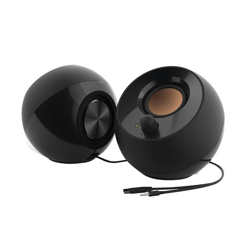 SPEAKER (ลำโพง) CREATIVE PEBBLE 2.0 (BLACK) (1Y)