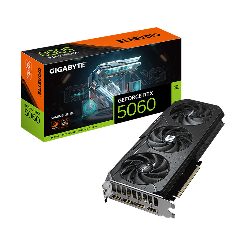 VGA(การ์ดจอ) GIGABYTE GEFORCE RTX 5060 GAMING OC 8G - 8GB GDDR7 (GV-N5060GAMING-OC-8GD) (3Y)