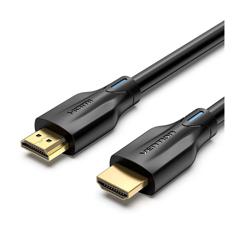 CABLE (สายจอมอนิเตอร์) VENTION HDMI 2.1 CABLE 2M BLACK METAL TYPE (5Y)