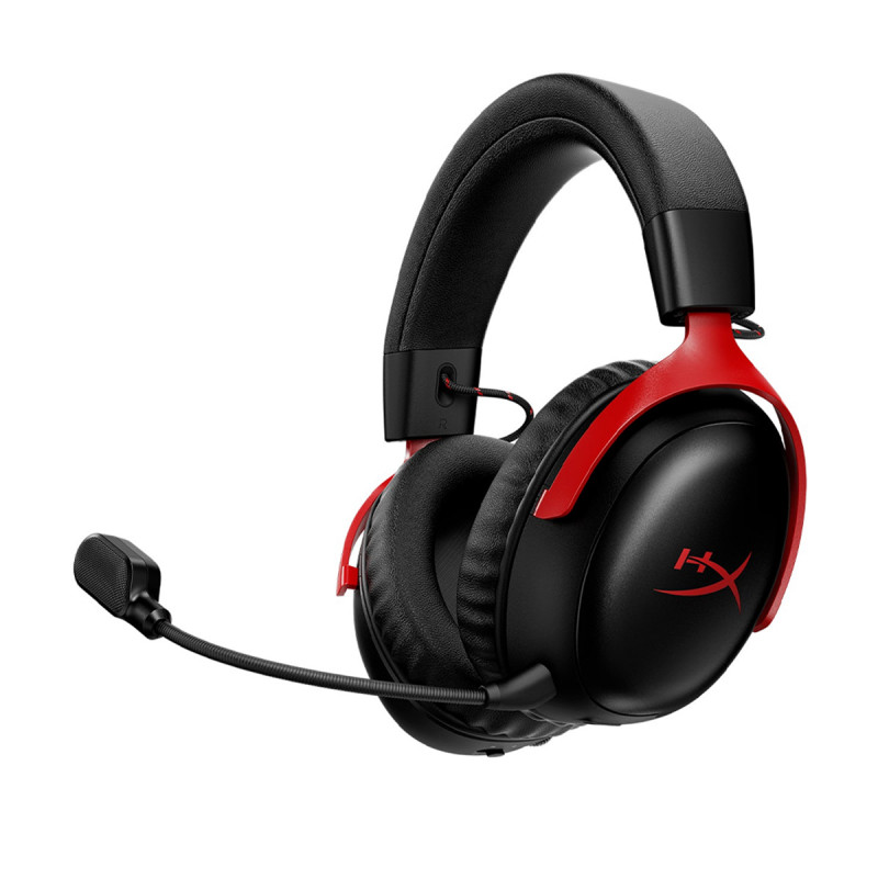 HEADSET (หูฟัง) HyperX CLOUD III S WIRELESS : RED (A59Z0AA) (2Y)