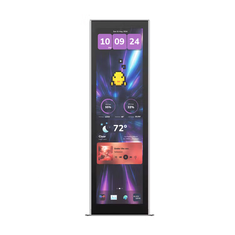 LCD UPGRADE (จอเสริมเคส) HYTE Y70 14.9 LCD TOUCH UPGRADE KIT (BLACK) (3Y)