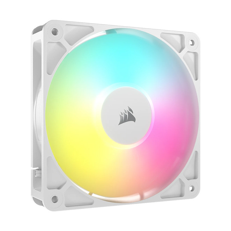 FAN (พัดลม) CORSAIR RS120 RGB SINGLE PACK ARGB WHITE  (CO-9050184-WW) (5Y)