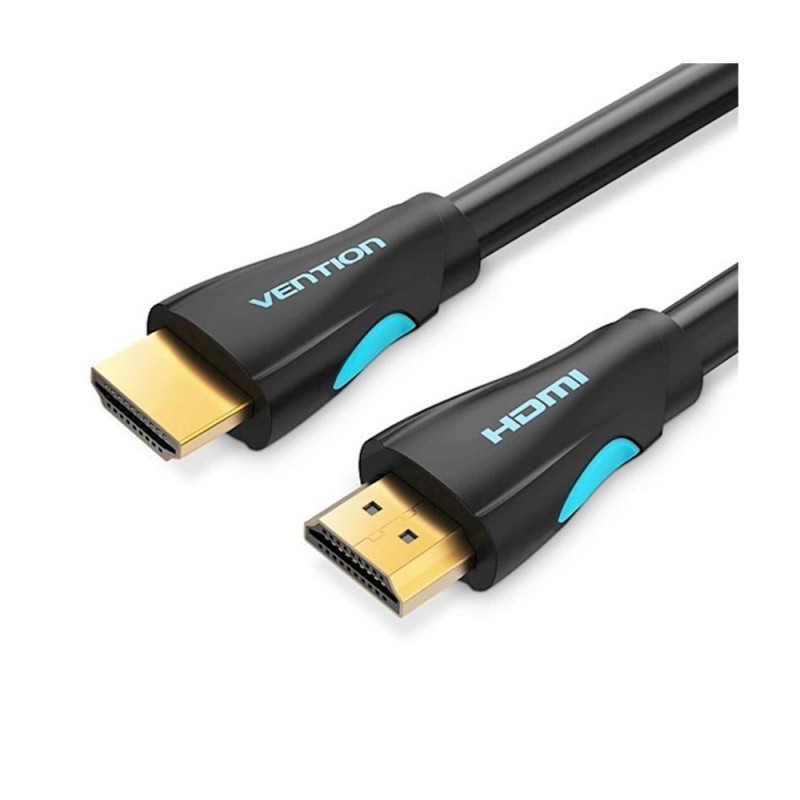 CABLE (สายจอมอนิเตอร์) VENTION HDMI 2.0 CABLE 1.5M BLACK (5Y)