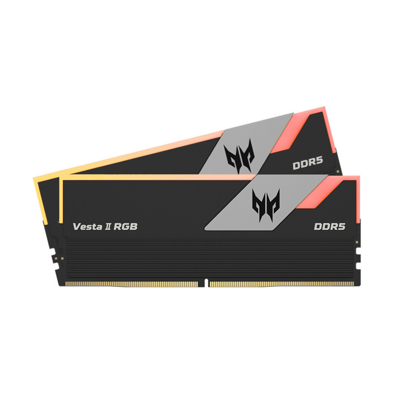 RAM (แรม) PREDATOR VESTA II RGB 32GB (16x2) DDR5 6000MHz BLACK (BL