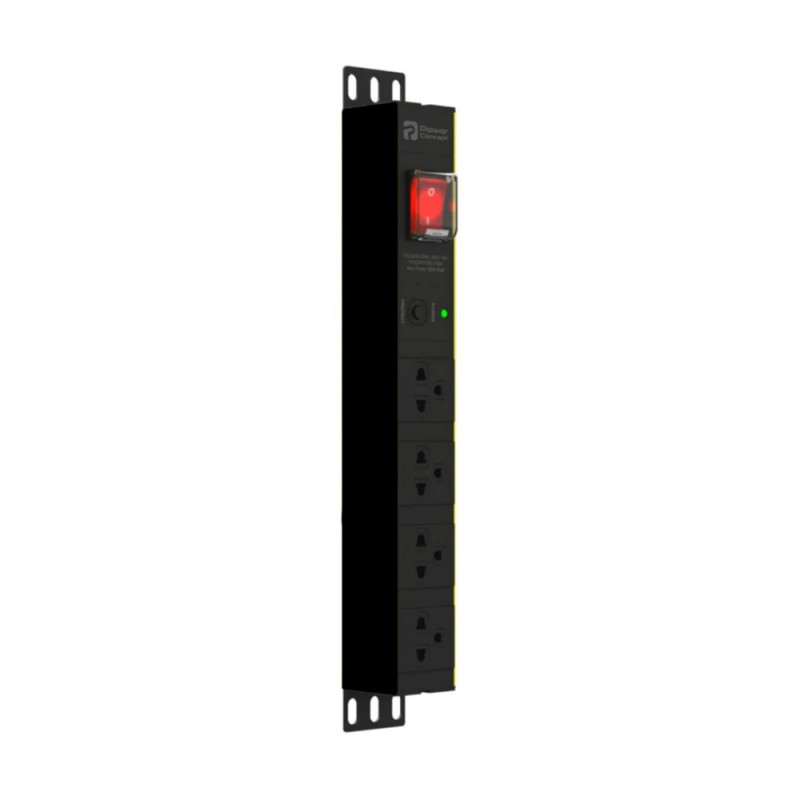 EXTENSION SOCKET (ปลั๊กไฟ) POWERCONNEX 4-WAY (PCX-C5PHTTS-TS04B)(3M) (5Y)