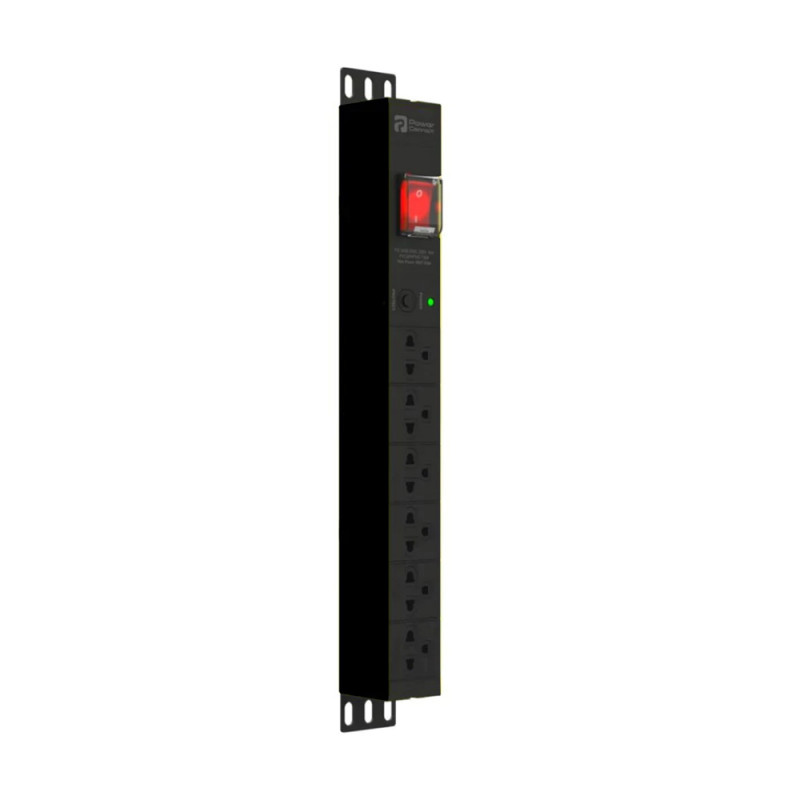 EXTENSION SOCKET (ปลั๊กไฟ) POWERCONNEX 6-WAY (PCX-C5PHTTS-TS06B)(3M) (5Y)