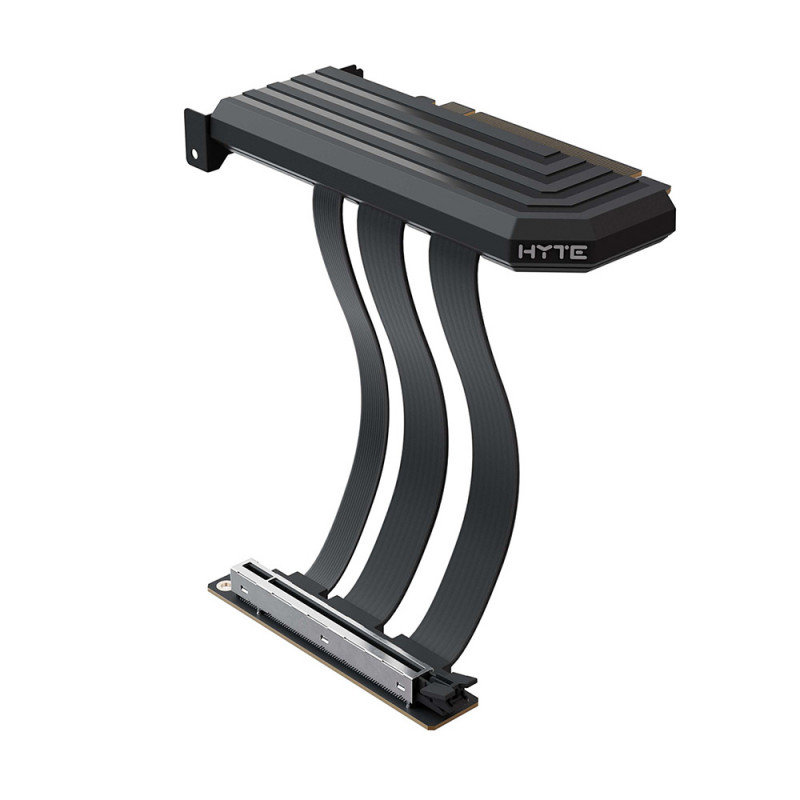 EXTENDER RISER CABLE (สายพีซีไอ) HYTE PCI-E 5.0 x16 RISER CABLE PITCH (BLACK) (3Y)