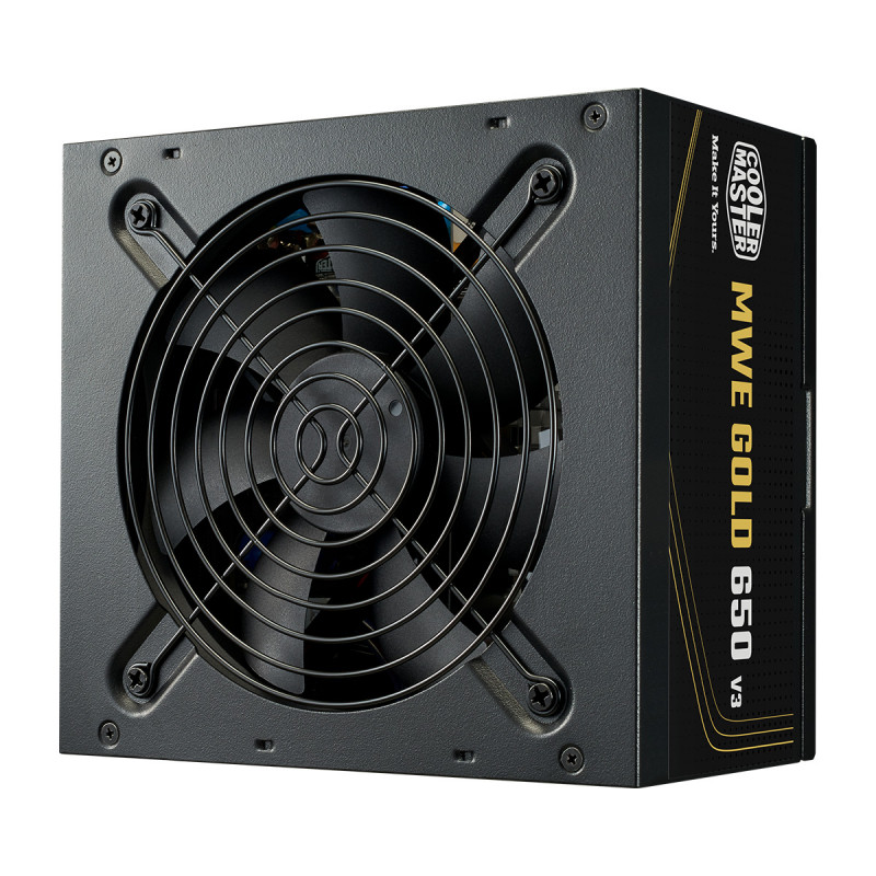 PSU (อุปกรณ์จ่ายไฟ) COOLER MASTER MWE GOLD V3 - 650W (80+GOLD)(BLACK) (5Y)
