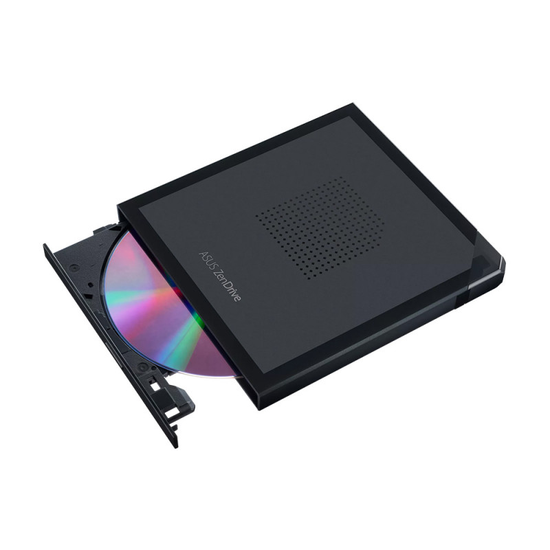 EXTERNAL DVD (ดีวีดีภายนอก) ASUS ZENDRIVE V1M (BLACK) (SDRW-08V1M-U/BLK/G/AS)