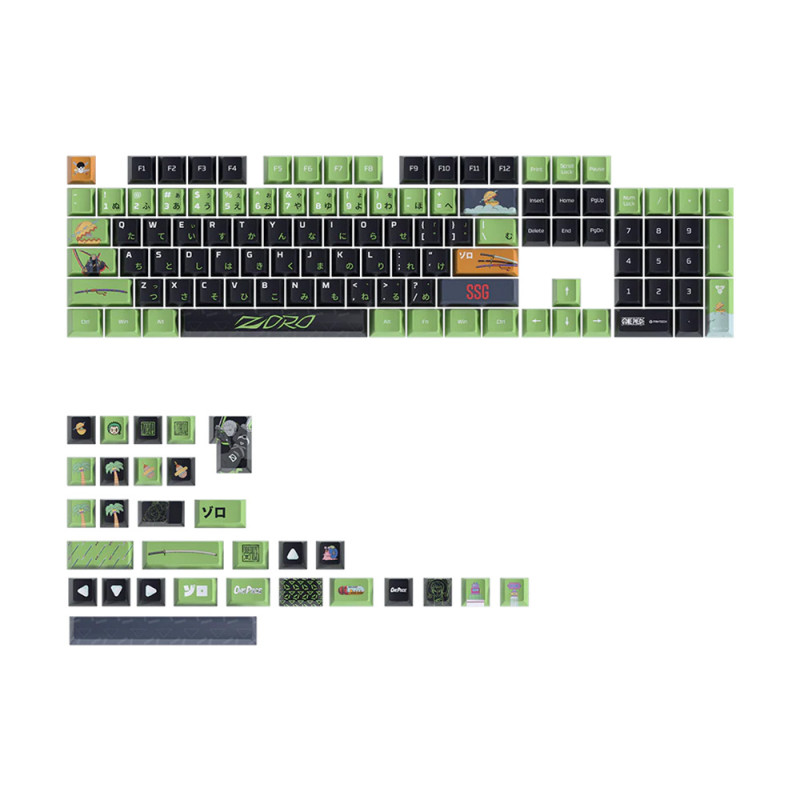 KEYCAP (คีย์แคป) FANTECH X ONE PIECE SET ACK03 FOR MK921 TH ZORO