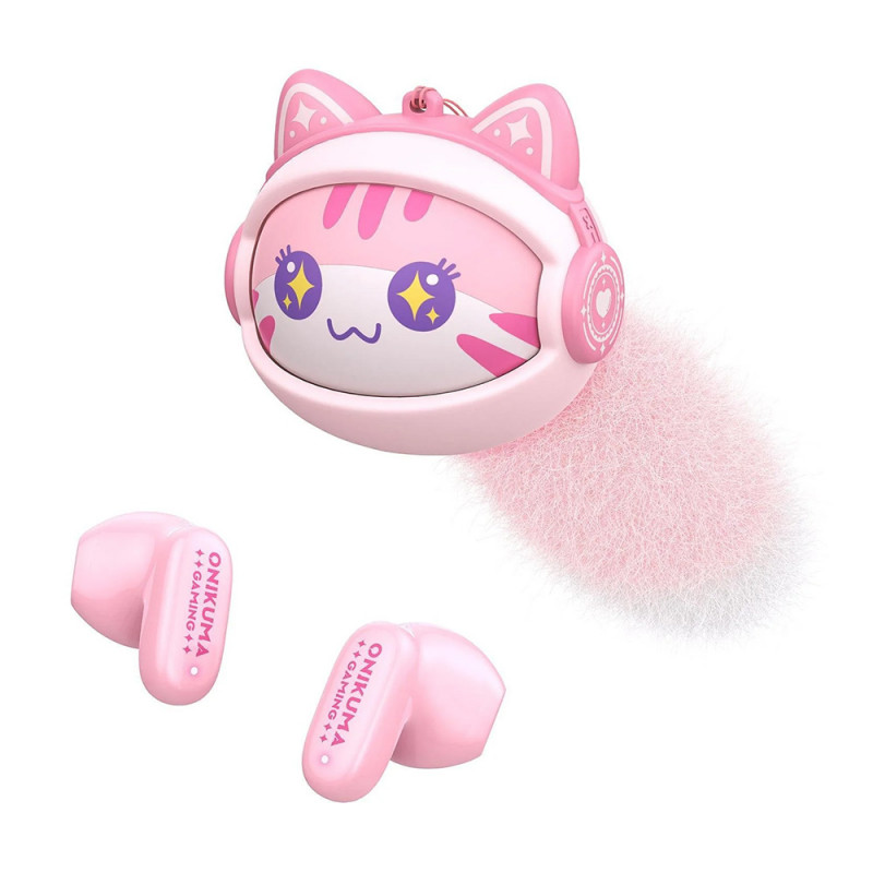 HEADSET (หูฟัง) ONIKUMA TX603 TRUE WIRELESS (PINK) (1Y)