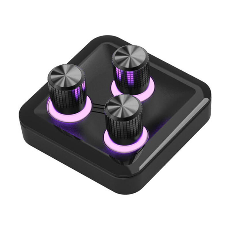 STREAM DECK (แผงปุ่มคุมระบบ) COOLER MASTER MASTER HUB 3 X KNOB (MHKB03AA22) (2Y)