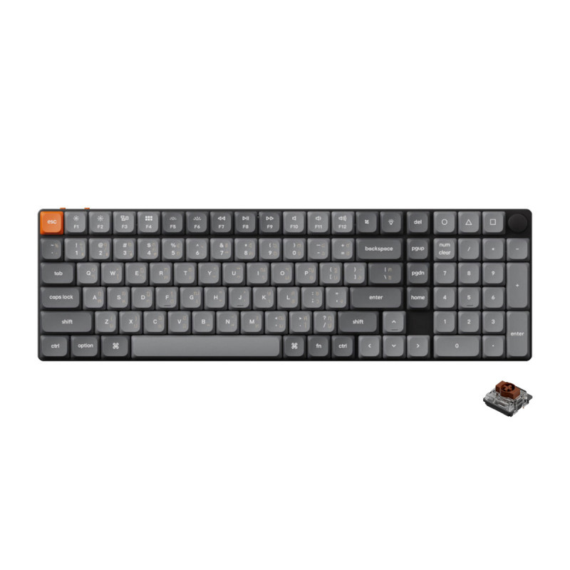 KEYBOARD (คีย์บอร์ด) KEYCHRON K17 MAX QMK WIRELESS (GATERON LOW