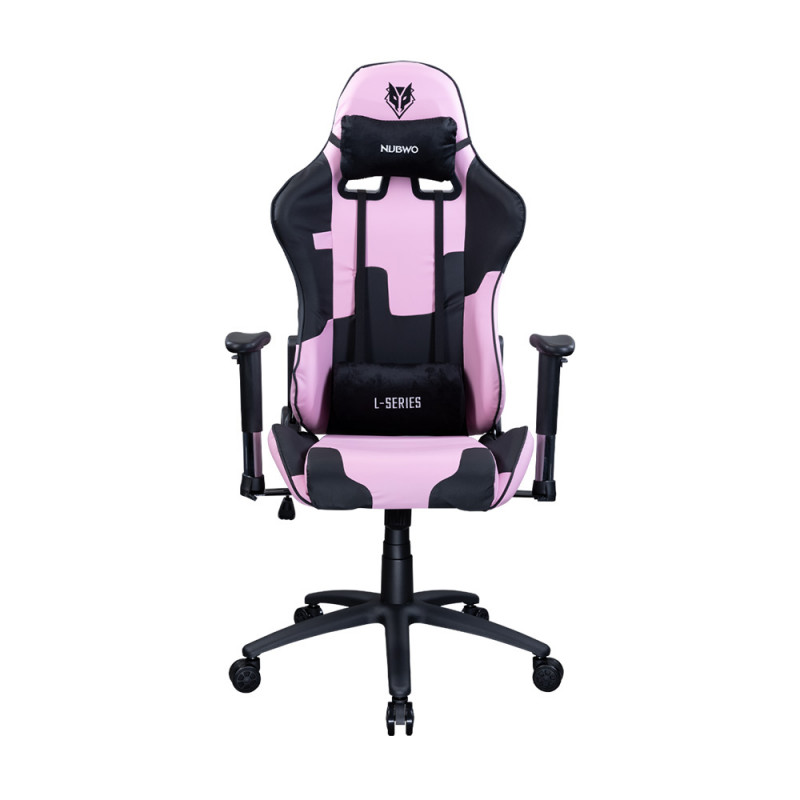 [BY ORDER] GAMING CHAIR (เก้าอี้เกมมิ่ง) NUBWO CASTOR L011 (BLACK PINK) (1Y)
