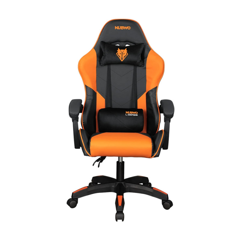 [BY ORDER] GAMING CHAIR (เก้าอี้เกมมิ่ง) NUBWO L202 (ORANGE) (1Y)