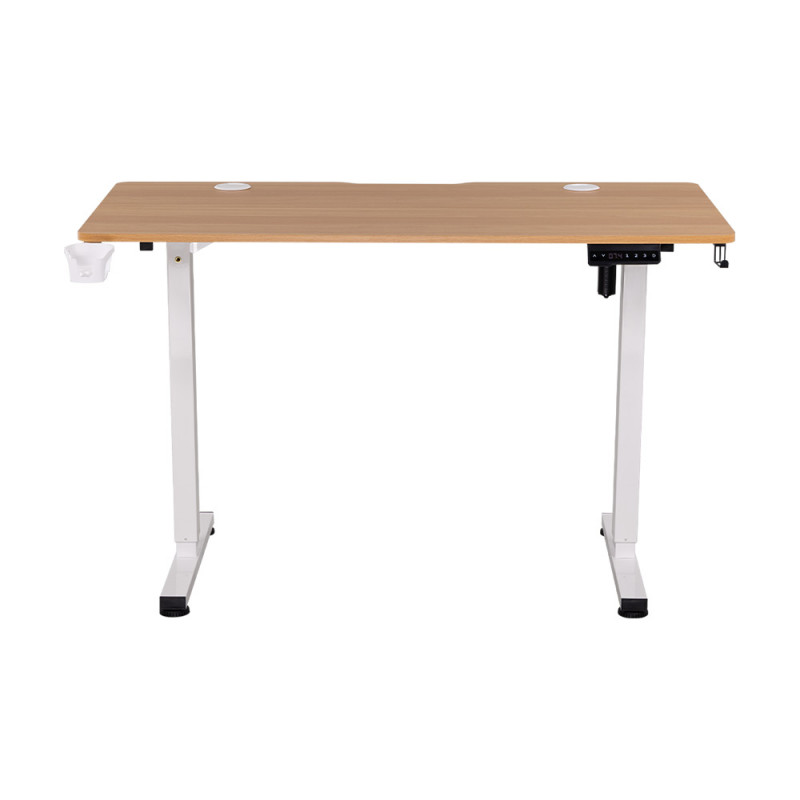 [BY ORDER] GAMING DESK (โต๊ะเกมมิ่ง) NUBWO NDO02 (WHITE WOOD) (1Y)