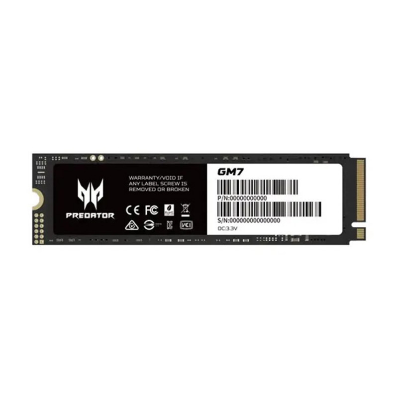 M.2 (เอสเอสดี) PREDATOR GM7 512GB PCIe/NVMe GEN4x4 (BL.9BWWR.117) (5Y)