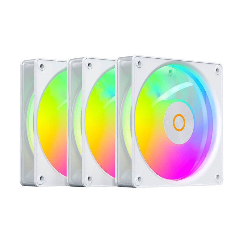 FAN (พัดลม) OCYPUS GAMMA F12 ELITE ARGB 3IN1 WHITE (GAMMA-F12-WH3AM00E-GL) (2Y)