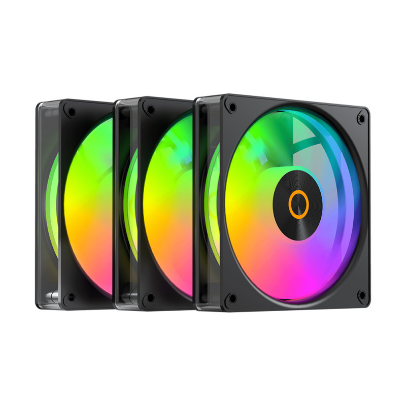 FAN (พัดลม) OCYPUS GAMMA F12 ELITE ARGB 3IN1 BLACK (GAMMA-F12-BK3AM00E-GL) (2Y)