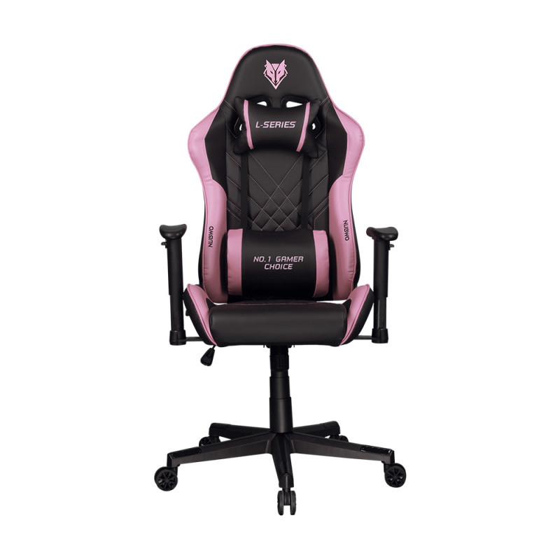 [BY ORDER] GAMING CHAIR (เก้าอี้เกมมิ่ง) NUBWO L117 (PINK) (1Y)