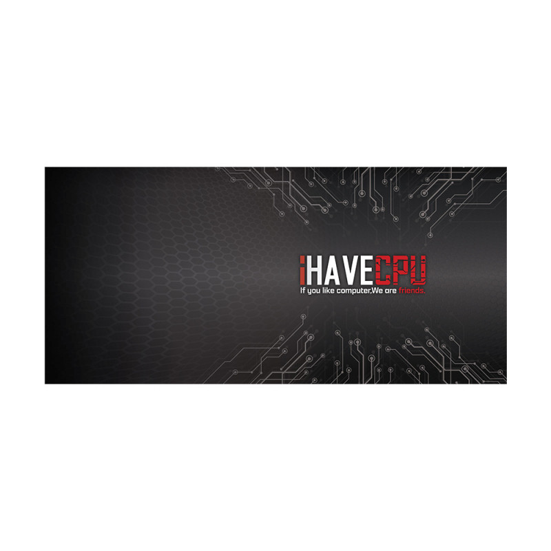 MOUSE PAD (แผ่นรองเมาส์) iHAVECPU MP014 TECH GRID (900 x 400 x 3 mm)