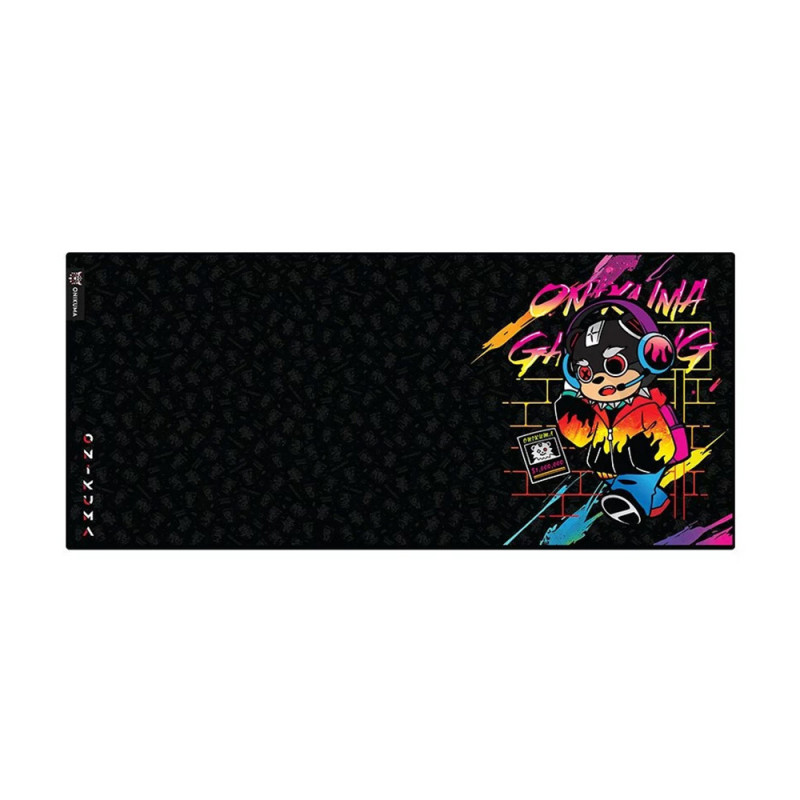 MOUSE PAD (แผ่นรองเมาส์) ONIKUMA BOOUNTY KUMA MP009 (900X400X3MM) (BLACK)