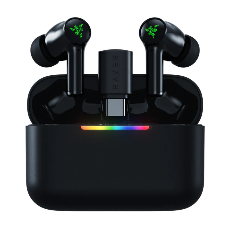 HEADSET (หูฟัง) RAZER HAMMERHEAD V3 HYPERSPEED (BLACK) (2Y)