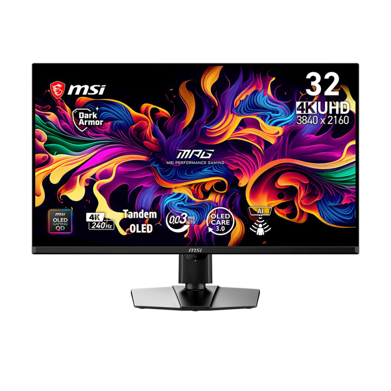 MONITOR (จอมอนิเตอร์) MSI MPG 322UR QD-OLED X24 - 31.5 QD-OLED 4K 240Hz (3Y)