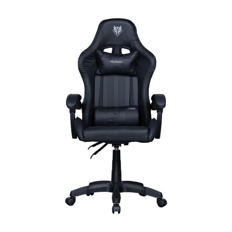 [BY ORDER] GAMING CHAIR (เก้าอี้เกมมิ่ง) NUBWO L201 (SUPER BLACK) (1Y)