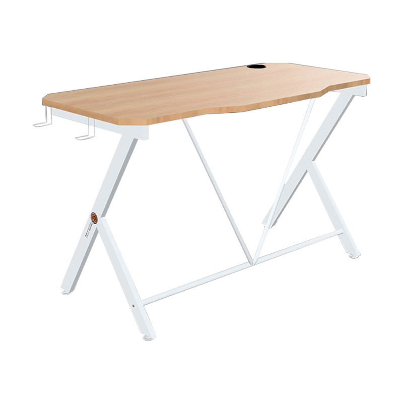 [BY ORDER] GAMING DESK (โต๊ะเกมมิ่ง) NEOLUTION E-SPORT MANTLE II WOOD M42 TOP WHITE FRAME (120 x 60 x 76) (1Y)
