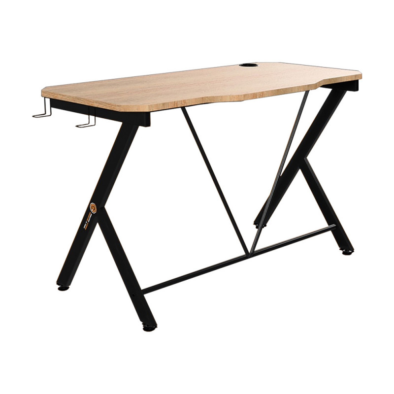 [BY ORDER] GAMING DESK (โต๊ะเกมมิ่ง) NEOLUTION E-SPORT MANTLE II WOOD M49 TOP BLACK FRAME (120 x 60 x 76) (1Y)