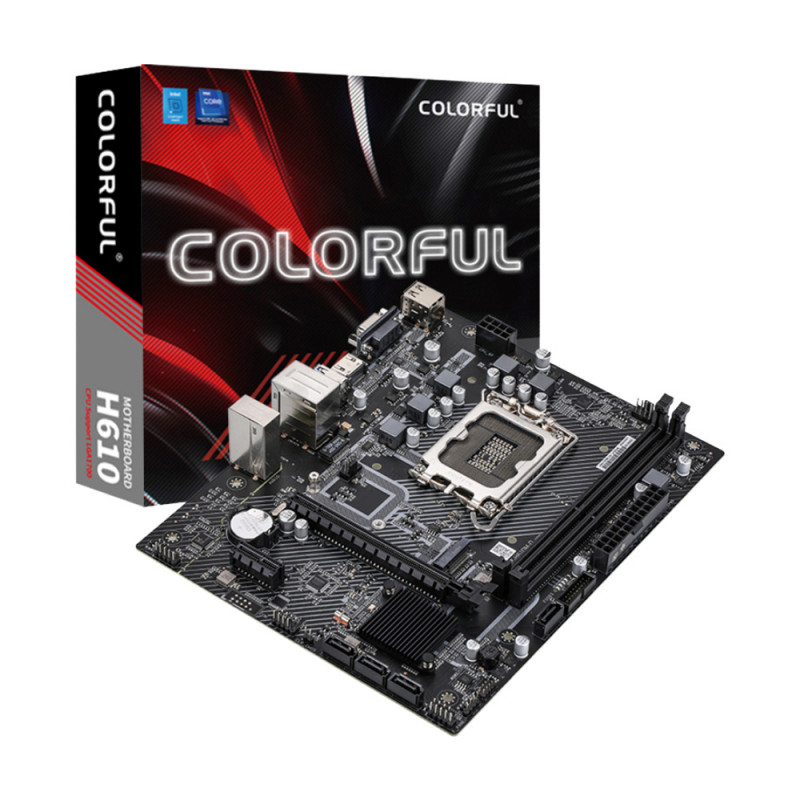 MAINBOARD (เมนบอร์ด)(1700) COLORFUL H610M-D V20A DDR4 (3Y)