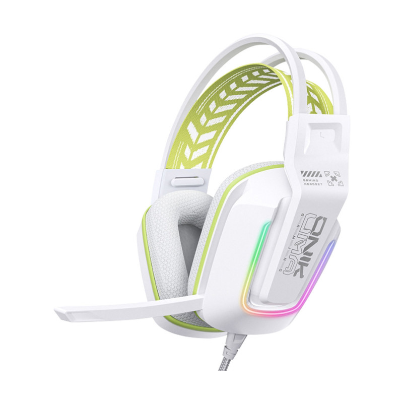 HEADSET (หูฟัง) ONIKUMA X13 RGB 3.5MM (WHITE) (2Y)