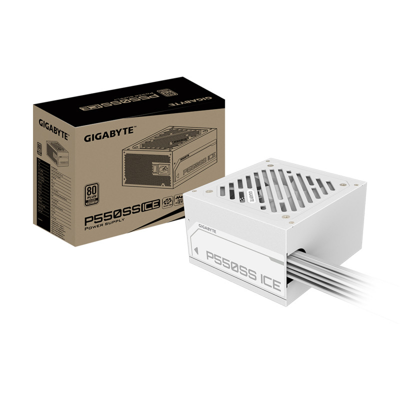 PSU (อุปกรณ์จ่ายไฟ) GIGABYTE GP-P550SS ICE 550W (80+SILVER) WHITE (3Y)