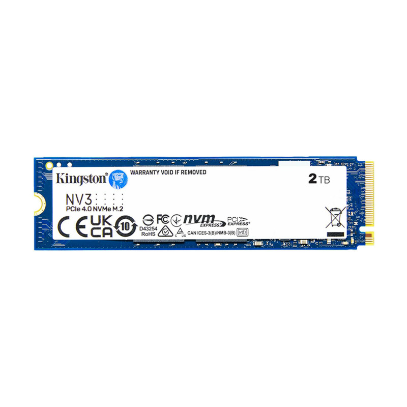 M.2 (เอสเอสดี) KINGSTON NV3 2TB PCIe 4/NVMe M.2 2280 (SNV3S/2000G) (5Y)