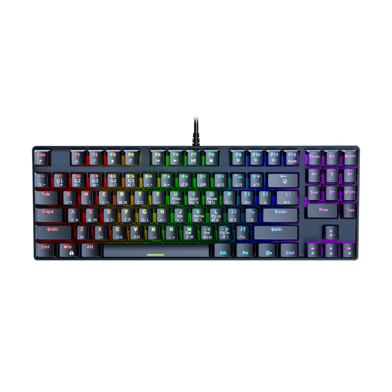 KEYBOARD (คีย์บอร์ด) ONIKUMA HARU LITE (RED SWITCH MINI RGB) (BLACK) (EN/TH) (2Y)