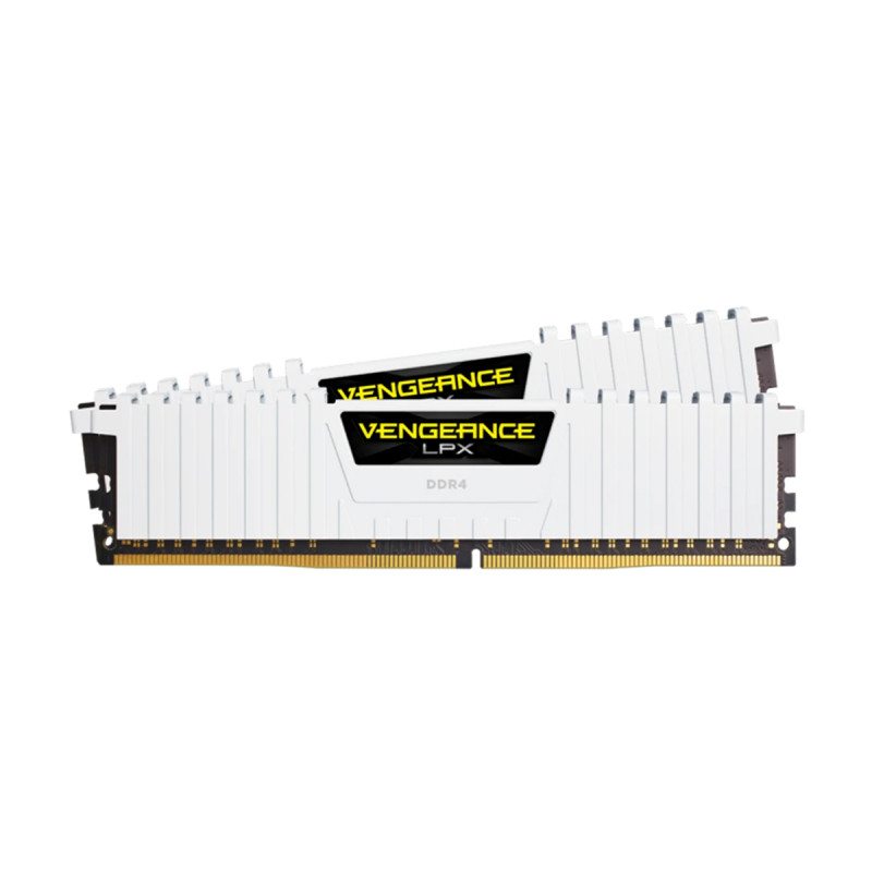 RAM (แรม) CORSAIR VENGEANCE LPX 32GB (16x2) DDR4 3200MHz WHITE (CMK32GX4M2E3200C16W) (LT)