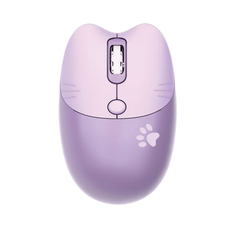 MOUSE (เมาส์) MOFII KITTEN 2.4G WIRELESS MOUSE (PURPLE) (1Y)