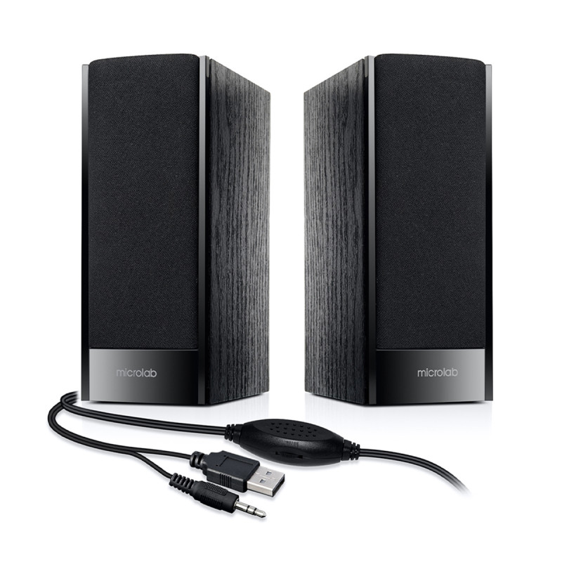 SPEAKER (ลำโพง) MICROLAB B56 BLACK (1Y)