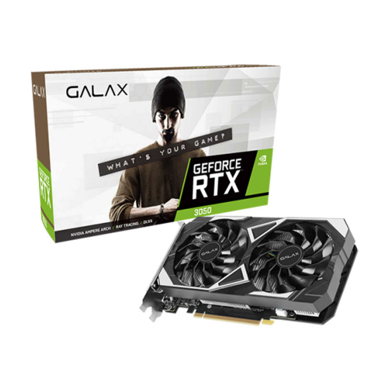 VGA(การ์ดจอ) GALAX GEFORCE RTX 3050 EX - 6GB GDDR6 (3Y)