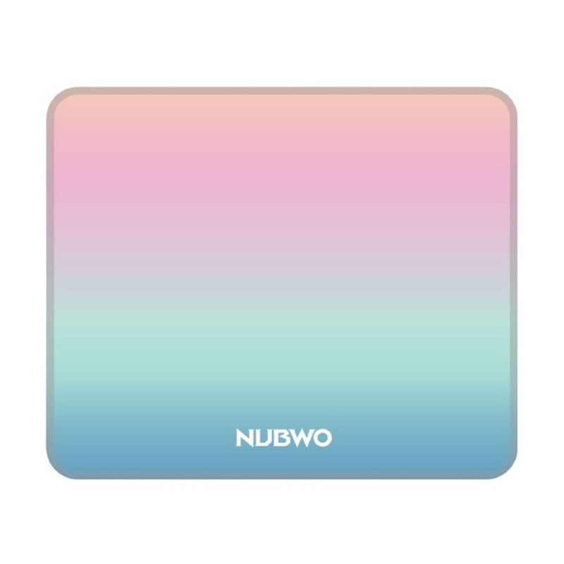 MOUSE PAD (แผ่นรองเมาส์) NUBWO MOUSEPAD NP643 RAINBOW SIZE S (300x250x3MM)