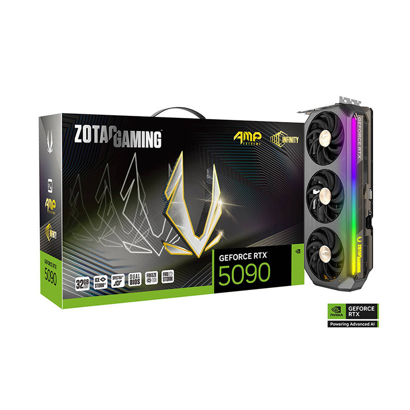 VGA(การ์ดจอ) ZOTAC GAMING GEFORCE RTX 5090 AMP EXTREME INFINITY - 32GB GDDR7 (ZT-B50900B-10P) (3Y)