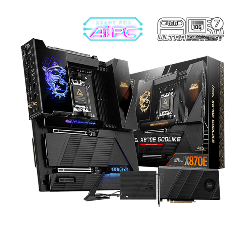 MAINBOARD (เมนบอร์ด)(AM5) MSI MEG X870E GODLIKE (3Y)