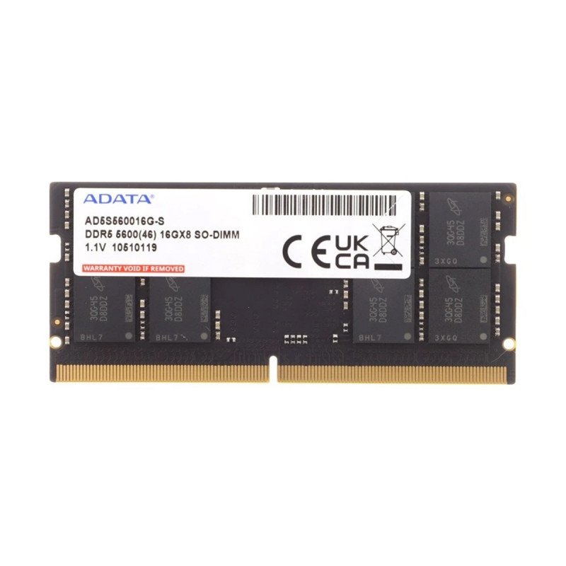 RAM NOTEBOOK (แรมโน้ตบุ๊ค) ADATA 16GB (16x1) DDR5 5600MHz (AD5S560016G-S) (LT)